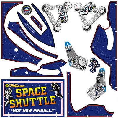 Space Shuttle Plasticset (Williams) - zum Schließen ins Bild klicken